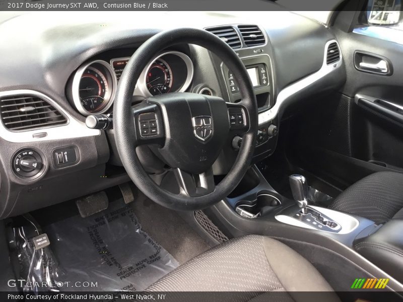 Contusion Blue / Black 2017 Dodge Journey SXT AWD