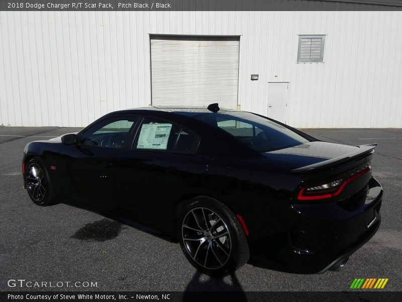 Pitch Black / Black 2018 Dodge Charger R/T Scat Pack