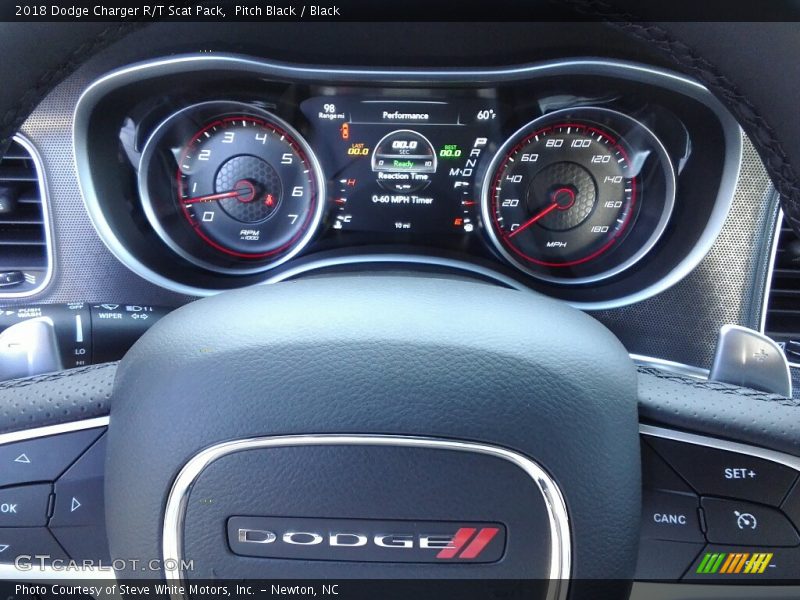 Pitch Black / Black 2018 Dodge Charger R/T Scat Pack