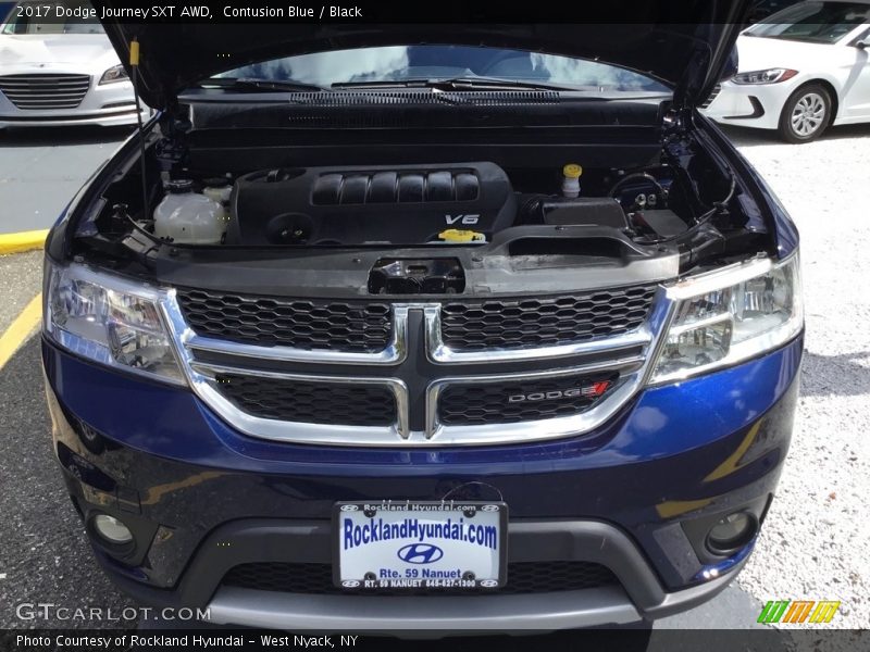 Contusion Blue / Black 2017 Dodge Journey SXT AWD