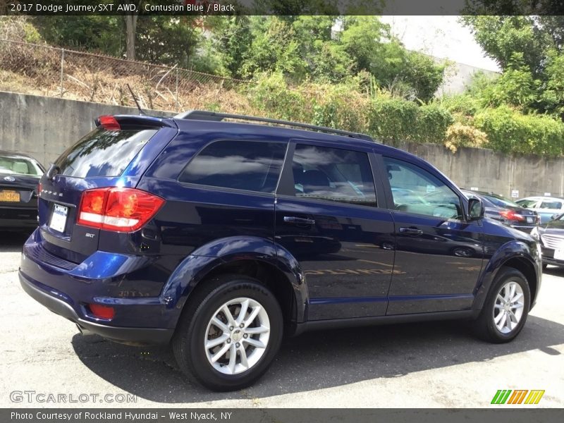 Contusion Blue / Black 2017 Dodge Journey SXT AWD