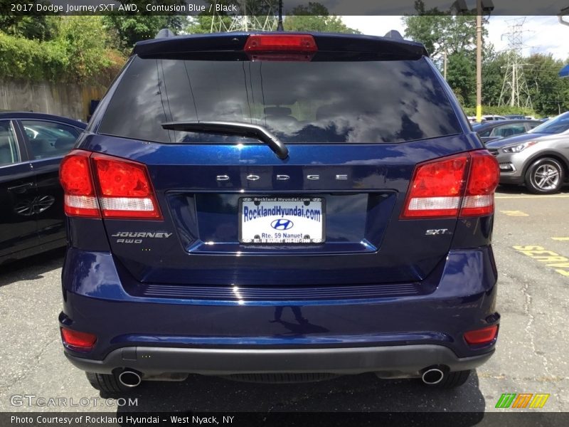 Contusion Blue / Black 2017 Dodge Journey SXT AWD