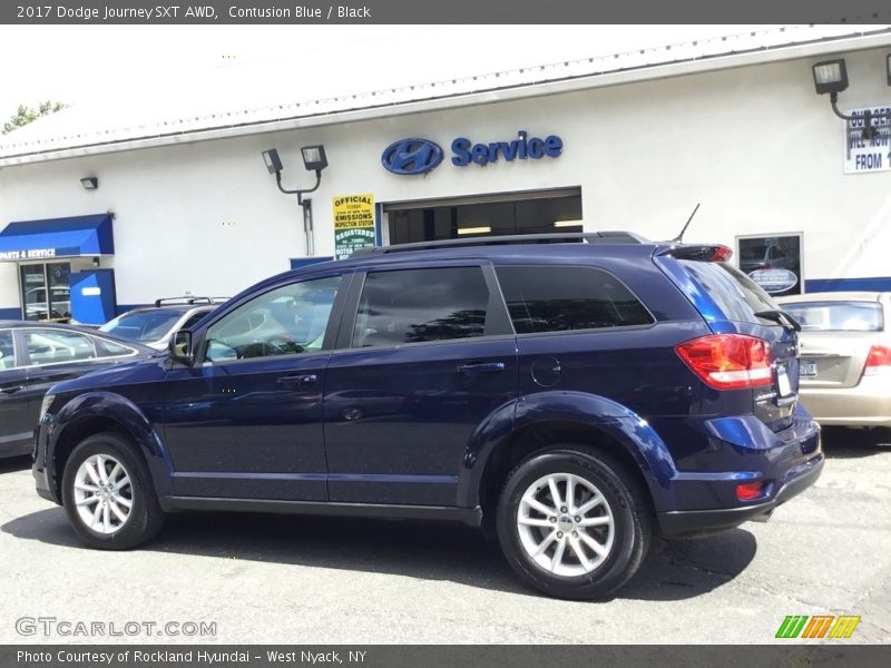 Contusion Blue / Black 2017 Dodge Journey SXT AWD