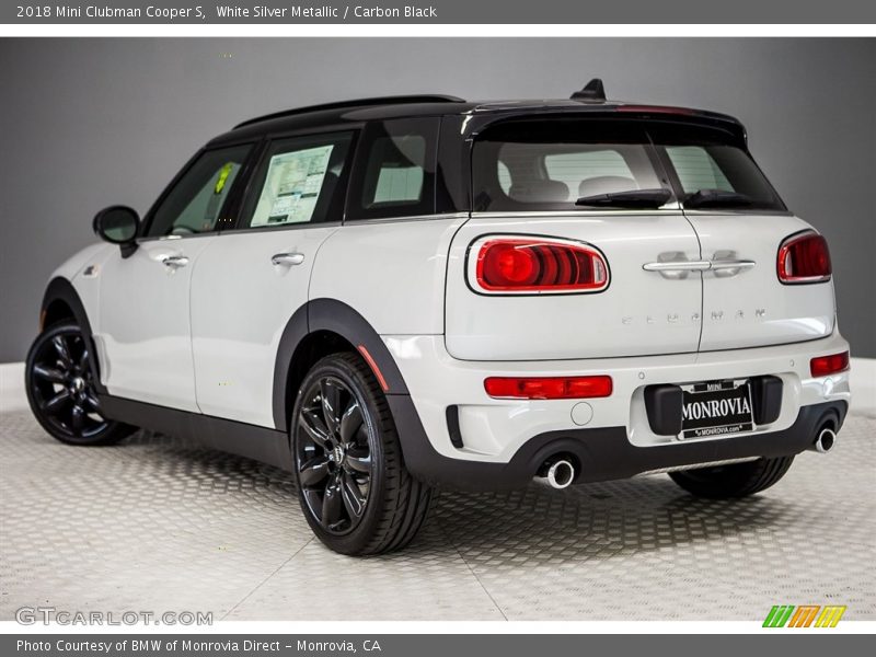 White Silver Metallic / Carbon Black 2018 Mini Clubman Cooper S