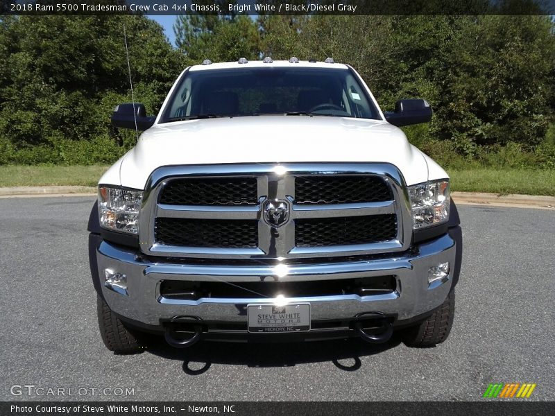 Bright White / Black/Diesel Gray 2018 Ram 5500 Tradesman Crew Cab 4x4 Chassis
