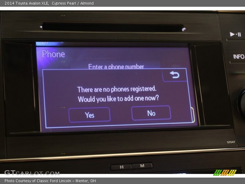 Cypress Pearl / Almond 2014 Toyota Avalon XLE