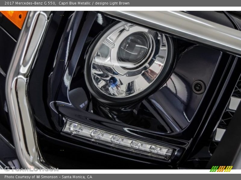 Capri Blue Metallic / designo Light Brown 2017 Mercedes-Benz G 550