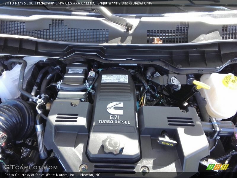  2018 5500 Tradesman Crew Cab 4x4 Chassis Engine - 6.7 Liter OHV 24-Valve Cummins Turbo-Diesel Inline 6 Cylinder