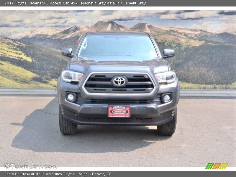Magnetic Gray Metallic / Cement Gray 2017 Toyota Tacoma SR5 Access Cab 4x4