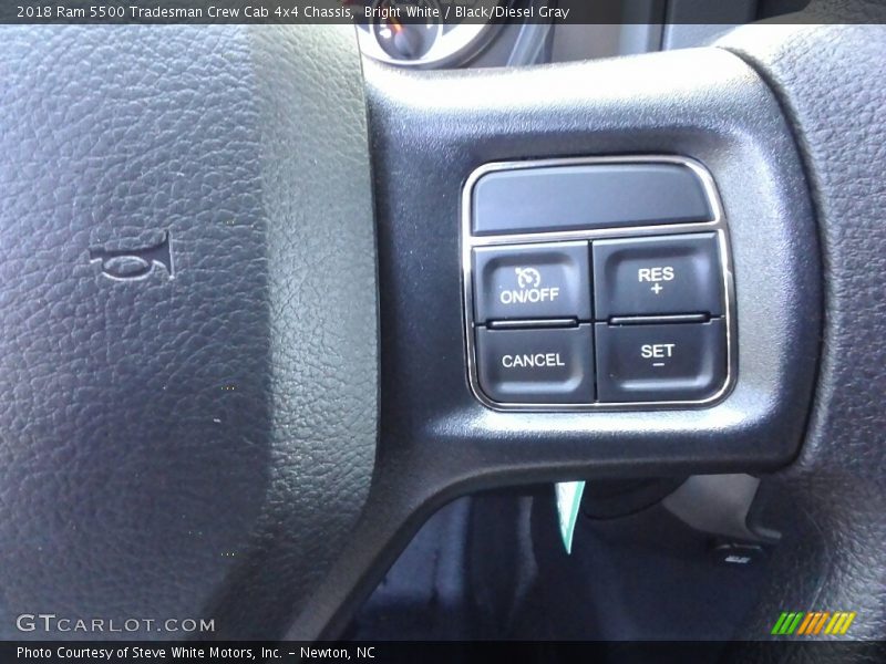 Bright White / Black/Diesel Gray 2018 Ram 5500 Tradesman Crew Cab 4x4 Chassis