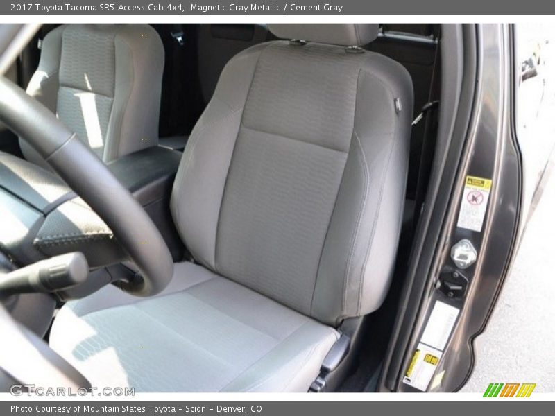 Magnetic Gray Metallic / Cement Gray 2017 Toyota Tacoma SR5 Access Cab 4x4