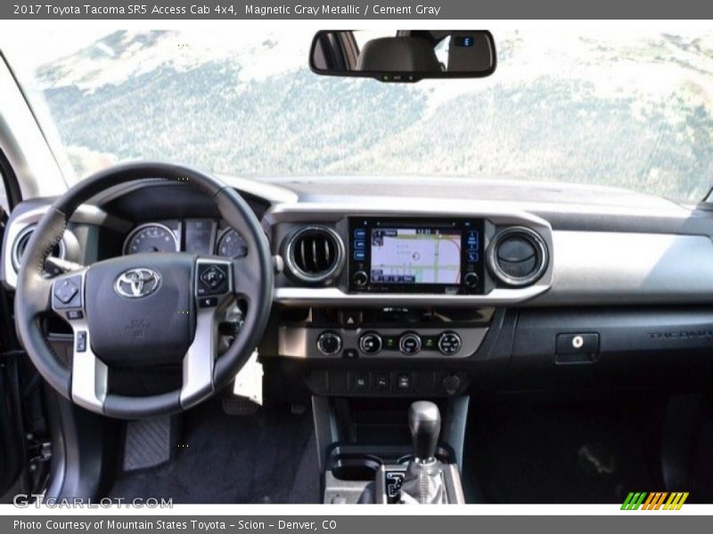 Magnetic Gray Metallic / Cement Gray 2017 Toyota Tacoma SR5 Access Cab 4x4