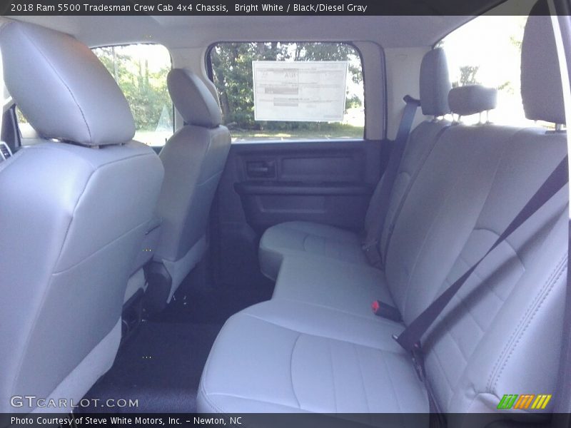 Bright White / Black/Diesel Gray 2018 Ram 5500 Tradesman Crew Cab 4x4 Chassis