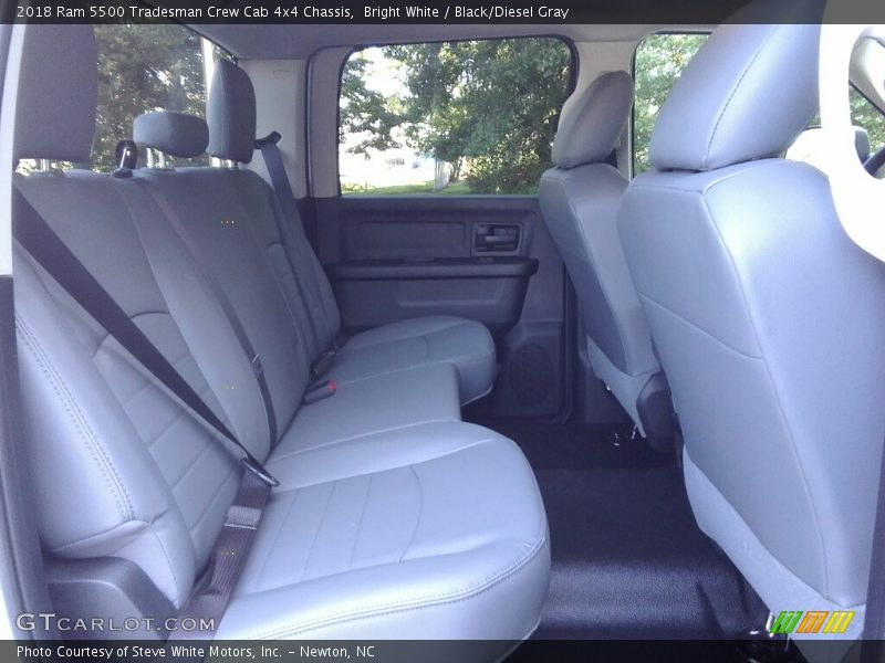 Bright White / Black/Diesel Gray 2018 Ram 5500 Tradesman Crew Cab 4x4 Chassis