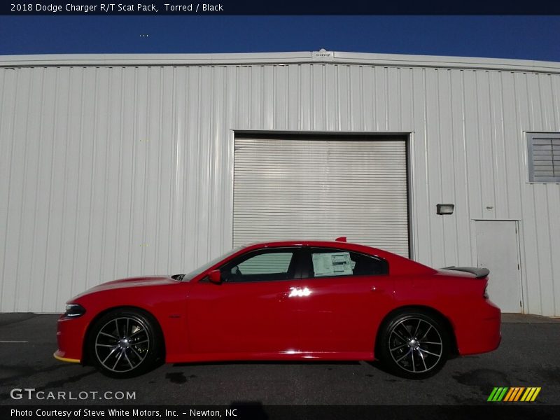 Torred / Black 2018 Dodge Charger R/T Scat Pack