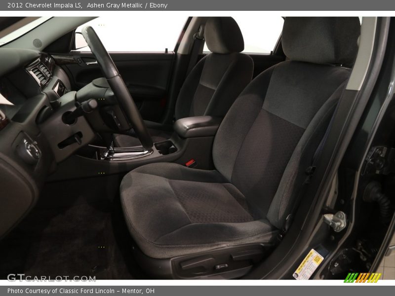 Ashen Gray Metallic / Ebony 2012 Chevrolet Impala LS