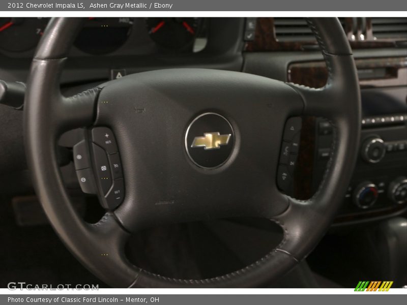 Ashen Gray Metallic / Ebony 2012 Chevrolet Impala LS