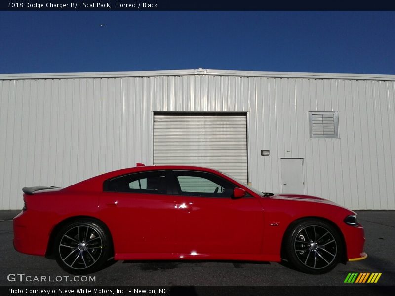 Torred / Black 2018 Dodge Charger R/T Scat Pack