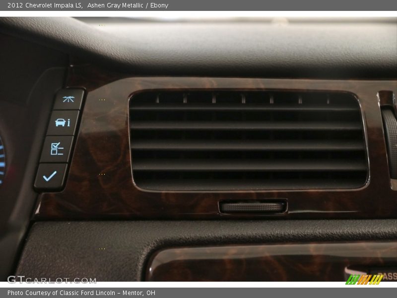 Ashen Gray Metallic / Ebony 2012 Chevrolet Impala LS