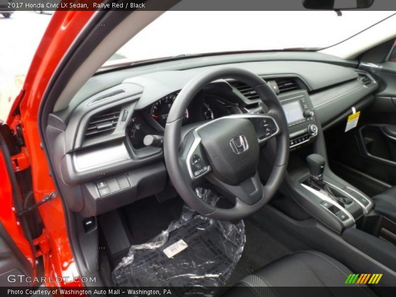 Rallye Red / Black 2017 Honda Civic LX Sedan