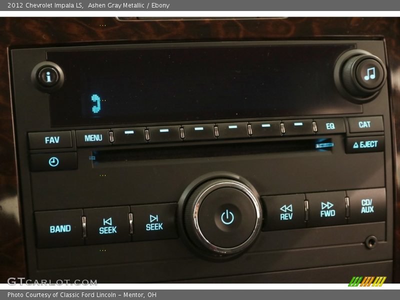 Ashen Gray Metallic / Ebony 2012 Chevrolet Impala LS