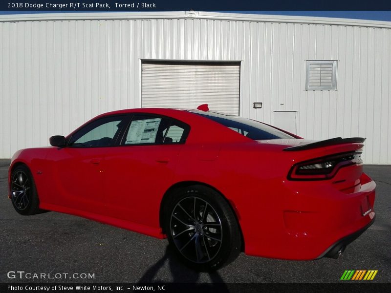 Torred / Black 2018 Dodge Charger R/T Scat Pack