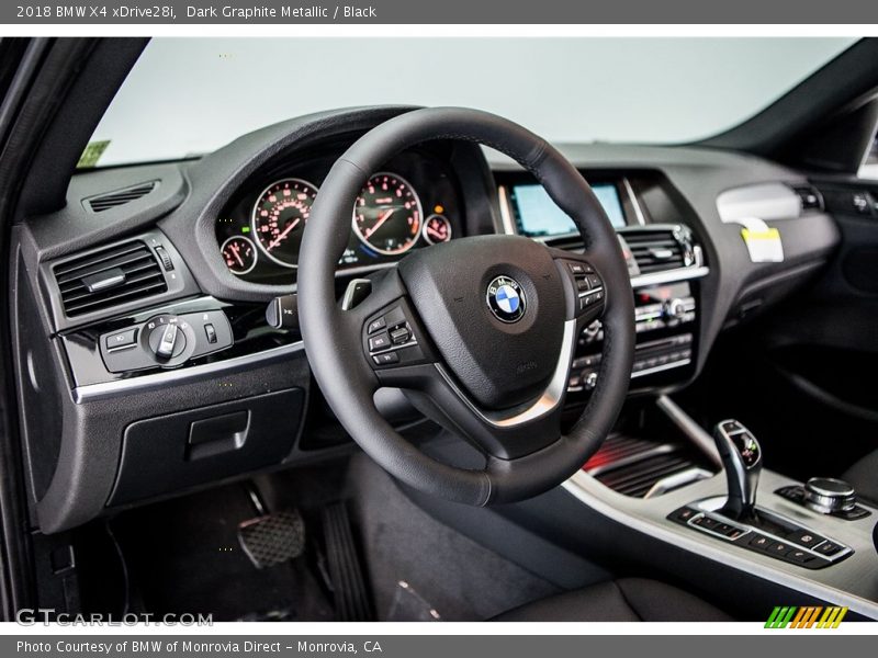 Dark Graphite Metallic / Black 2018 BMW X4 xDrive28i