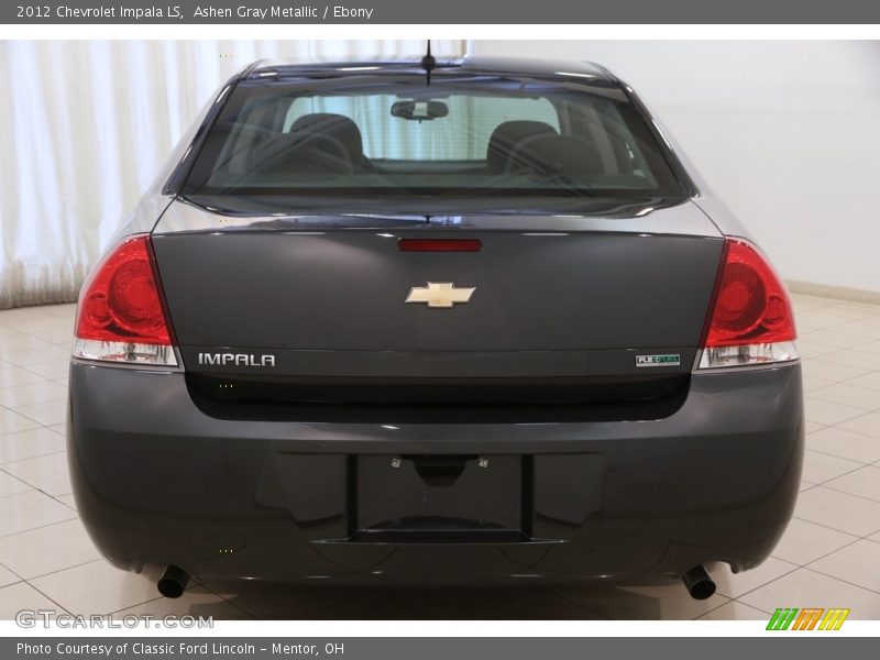Ashen Gray Metallic / Ebony 2012 Chevrolet Impala LS