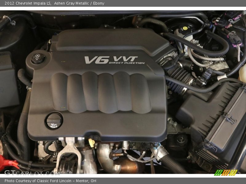 Ashen Gray Metallic / Ebony 2012 Chevrolet Impala LS