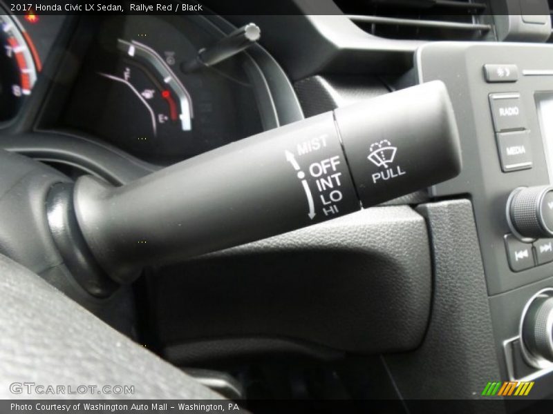 Rallye Red / Black 2017 Honda Civic LX Sedan