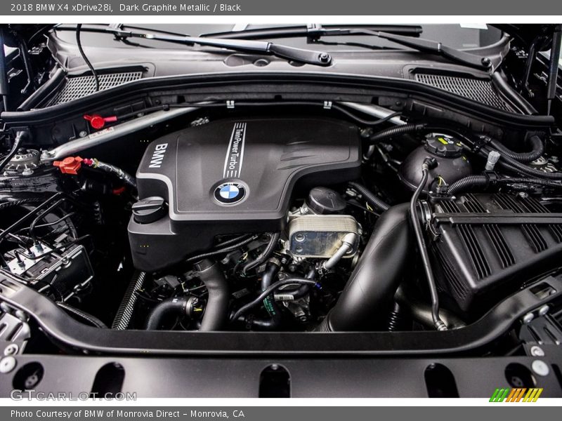 Dark Graphite Metallic / Black 2018 BMW X4 xDrive28i