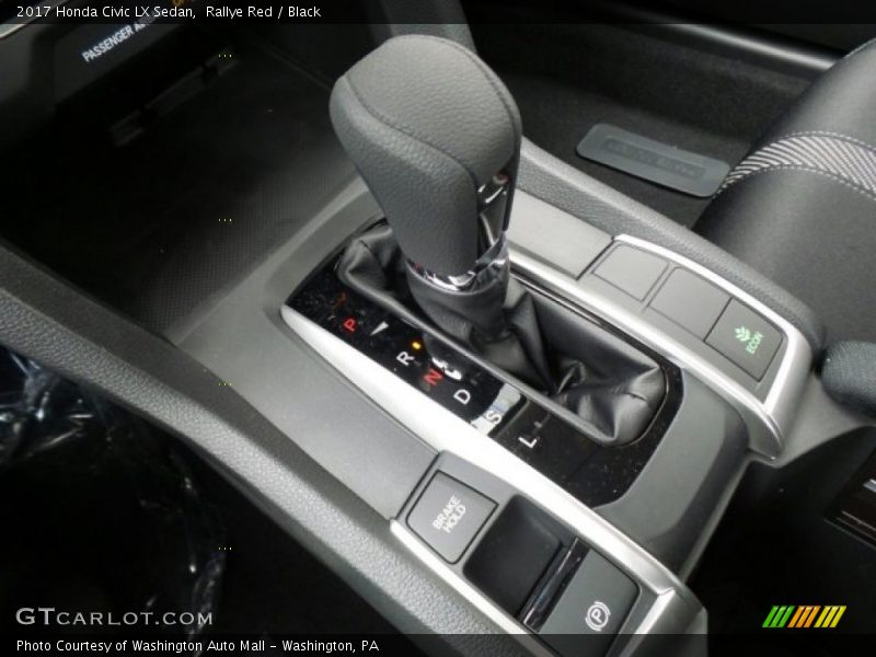 Rallye Red / Black 2017 Honda Civic LX Sedan