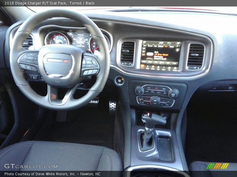 Torred / Black 2018 Dodge Charger R/T Scat Pack