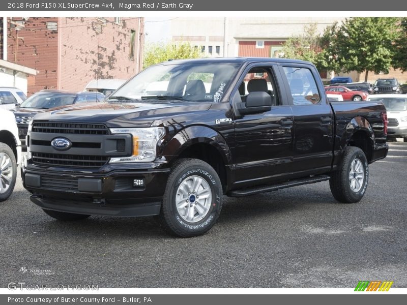 Magma Red / Earth Gray 2018 Ford F150 XL SuperCrew 4x4