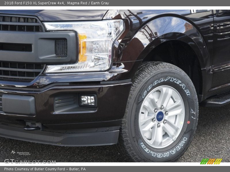 Magma Red / Earth Gray 2018 Ford F150 XL SuperCrew 4x4