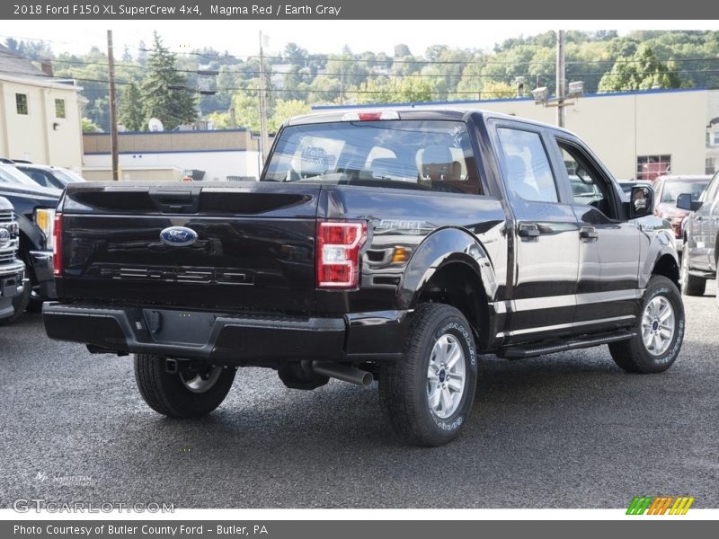 Magma Red / Earth Gray 2018 Ford F150 XL SuperCrew 4x4