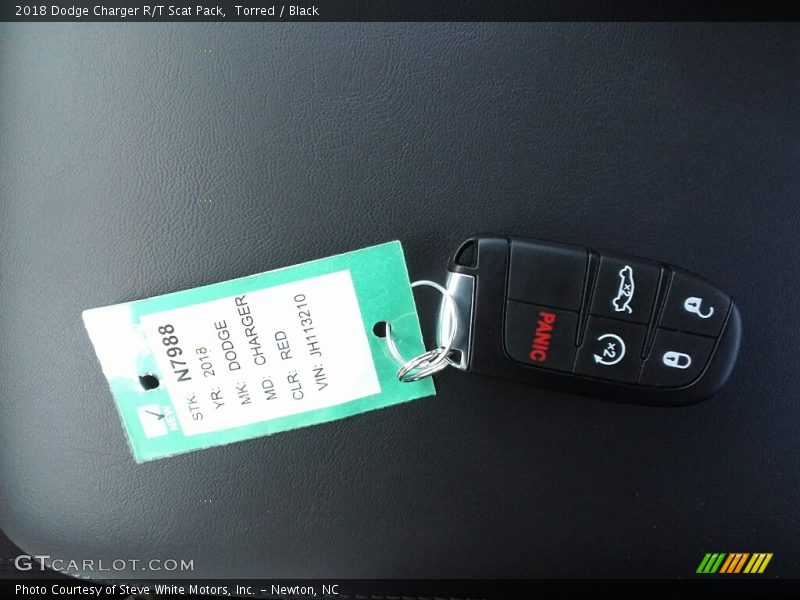 Torred / Black 2018 Dodge Charger R/T Scat Pack