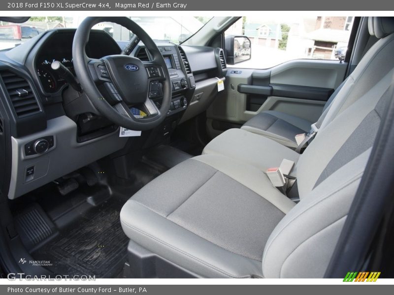  2018 F150 XL SuperCrew 4x4 Earth Gray Interior