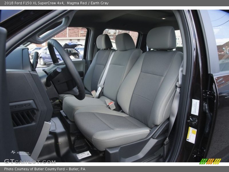 Front Seat of 2018 F150 XL SuperCrew 4x4