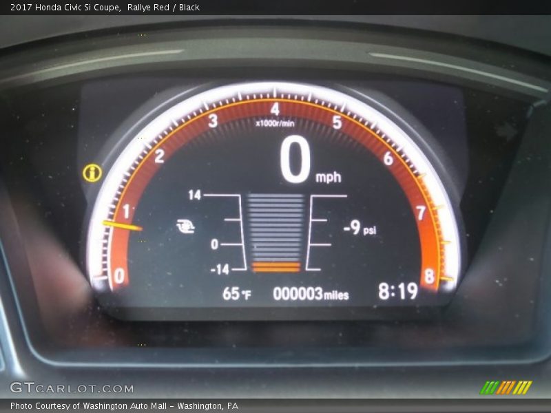 Rallye Red / Black 2017 Honda Civic Si Coupe