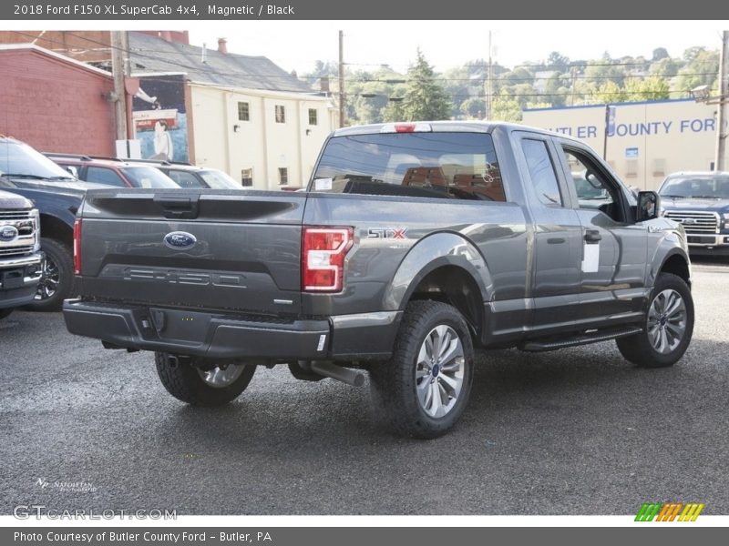 Magnetic / Black 2018 Ford F150 XL SuperCab 4x4