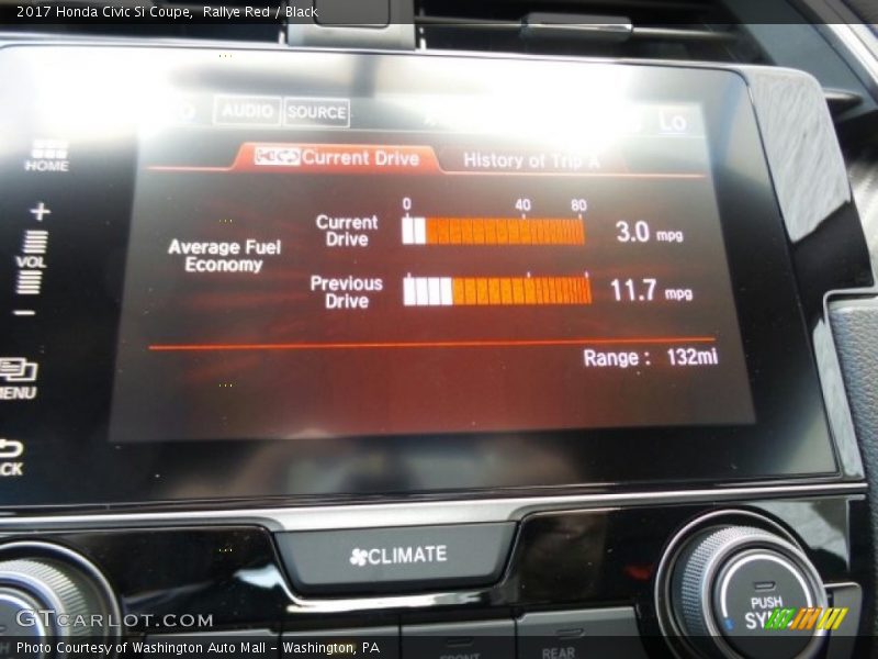 Rallye Red / Black 2017 Honda Civic Si Coupe