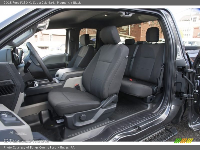  2018 F150 XL SuperCab 4x4 Black Interior