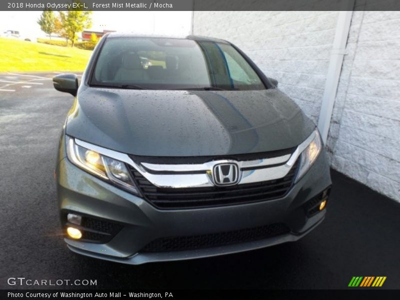 Forest Mist Metallic / Mocha 2018 Honda Odyssey EX-L