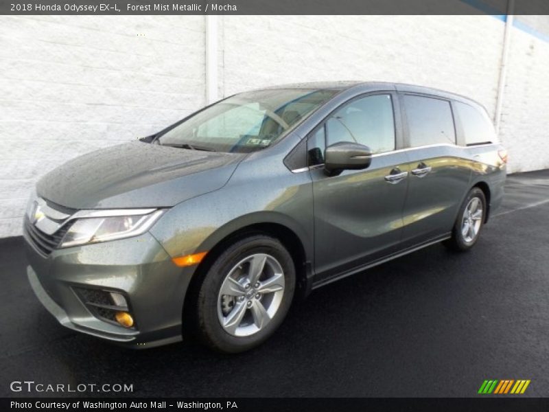 Forest Mist Metallic / Mocha 2018 Honda Odyssey EX-L