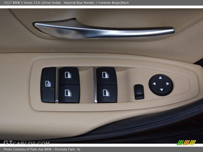 Imperial Blue Metallic / Venetian Beige/Black 2017 BMW 3 Series 320i xDrive Sedan
