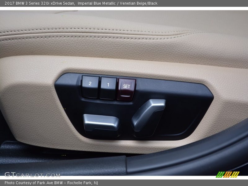 Imperial Blue Metallic / Venetian Beige/Black 2017 BMW 3 Series 320i xDrive Sedan