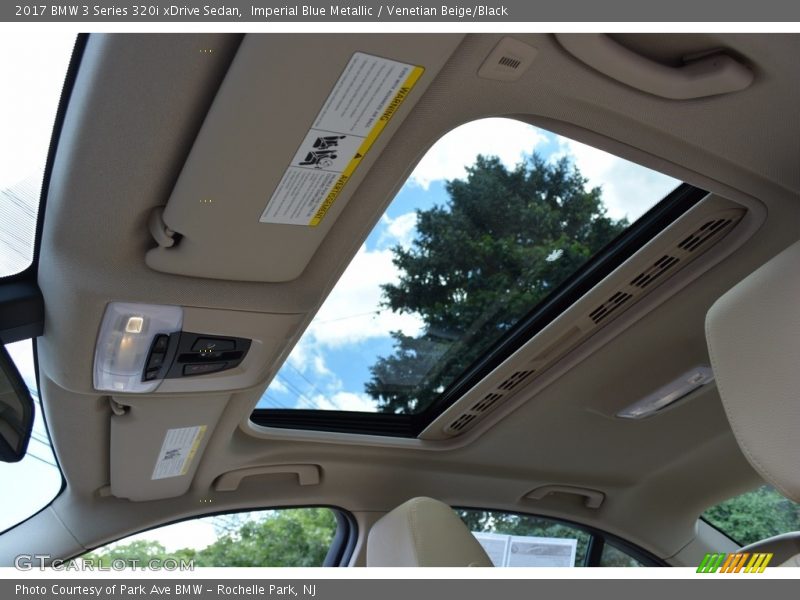 Imperial Blue Metallic / Venetian Beige/Black 2017 BMW 3 Series 320i xDrive Sedan