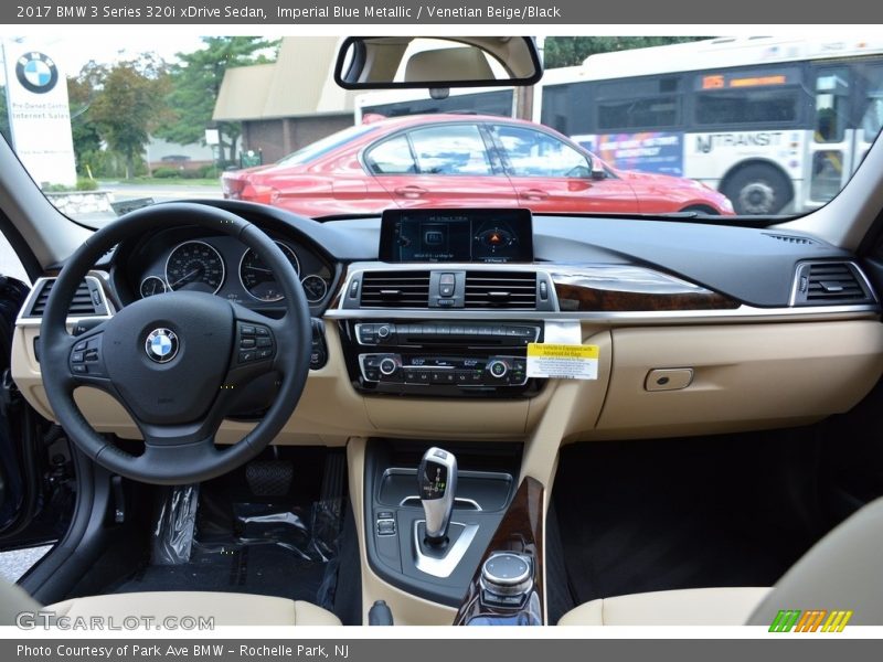 Imperial Blue Metallic / Venetian Beige/Black 2017 BMW 3 Series 320i xDrive Sedan