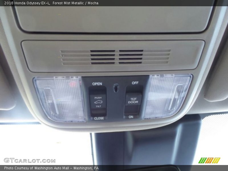 Forest Mist Metallic / Mocha 2018 Honda Odyssey EX-L